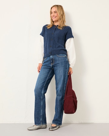 FatFace Odette 2 In 1 Button Front Jumper