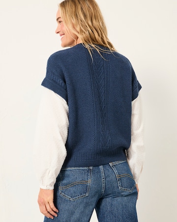 FatFace Odette 2 In 1 Button Front Jumper