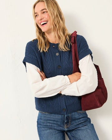 FatFace Odette 2 In 1 Button Front Jumper