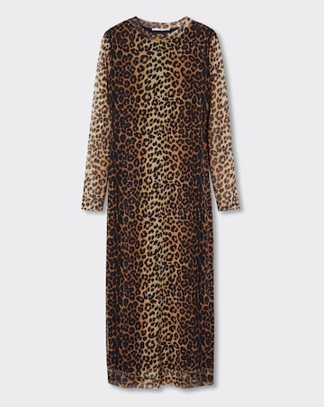 Mango Animal Print Dress