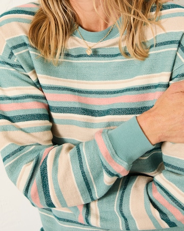 FatFace Textured Graphic Jumper