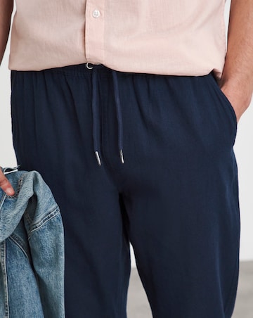 Linen Straight Fit Trouser