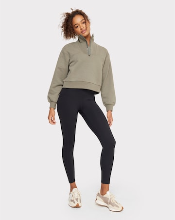 Chelsea Peers Oversized Panelled Quarter Zip Sweater
