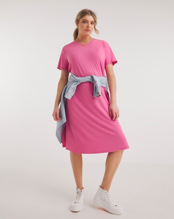 Pink Supersoft T-Shirt Dress