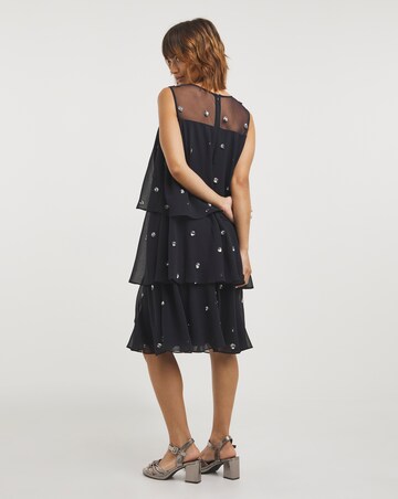 Joanna Hope Tiered Embellished Dress