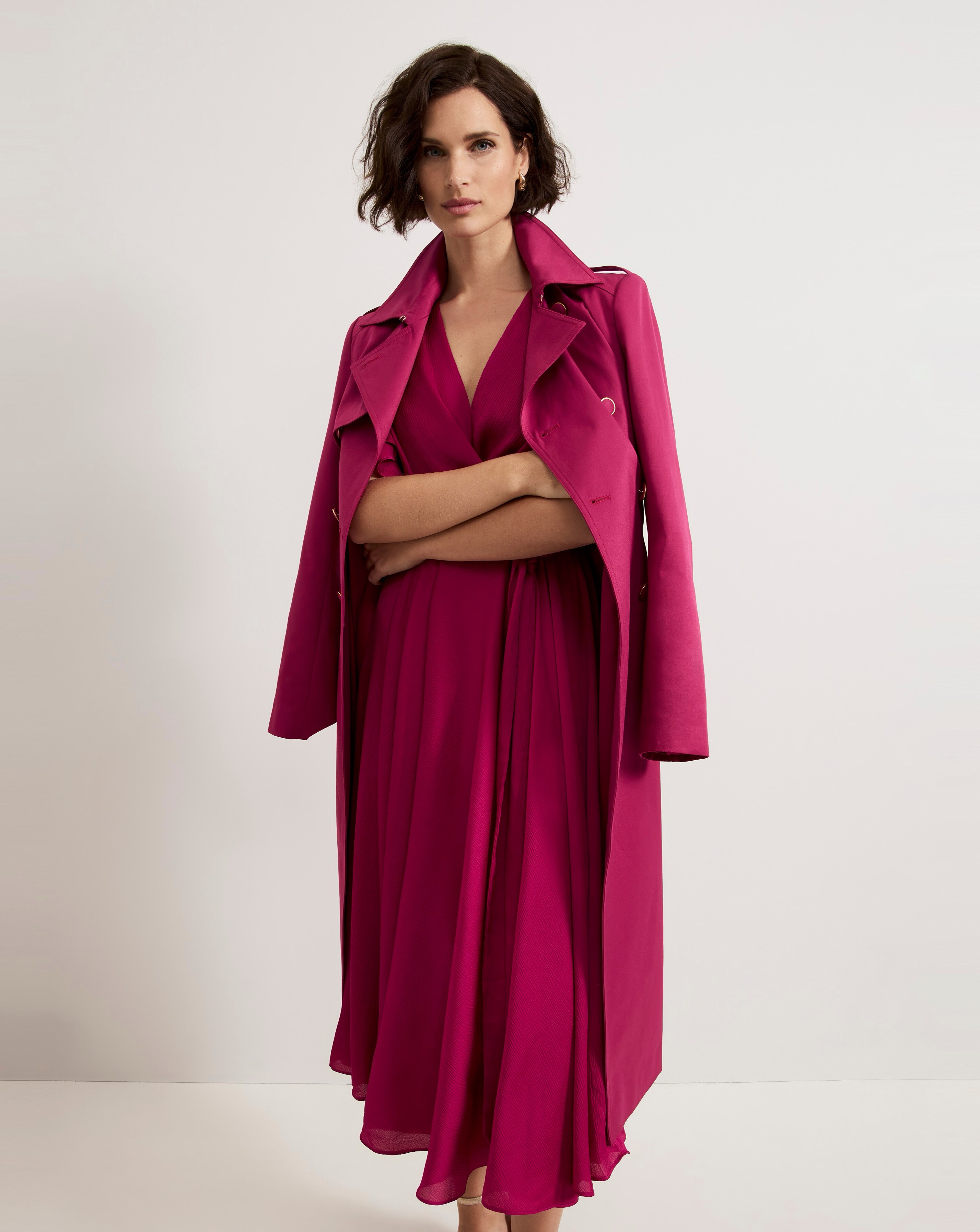 Phase Eight Abbie Textured Plain Dress | Crazy Clearance