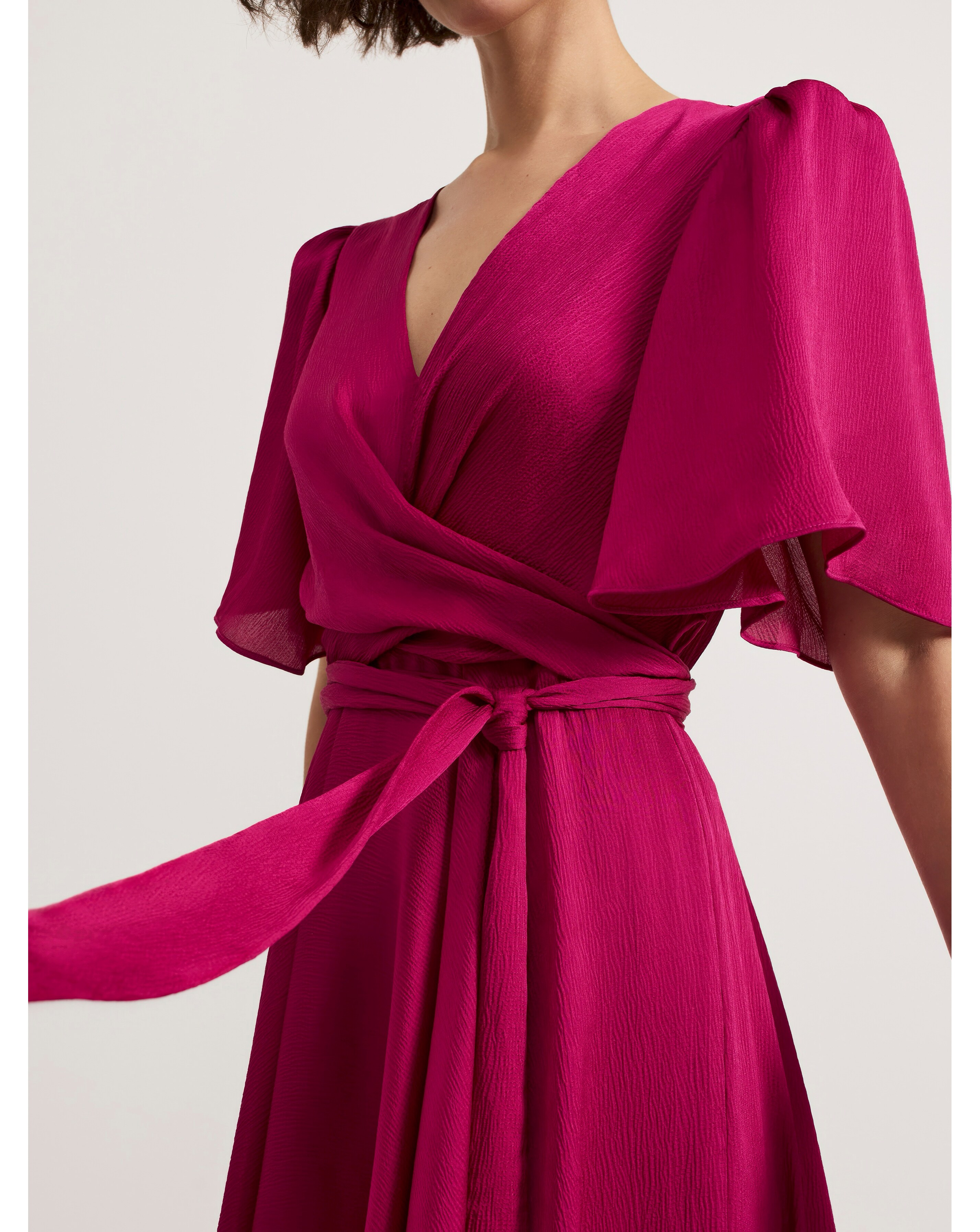 Phase Eight Abbie Textured Plain Dress | Crazy Clearance