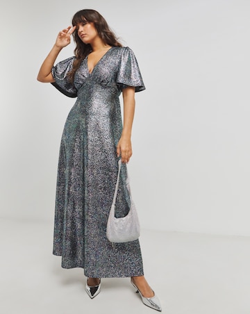 Twisted Wunder Sophia Maxi Multi Foil Dress