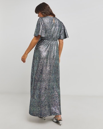 Twisted Wunder Sophia Maxi Multi Foil Dress