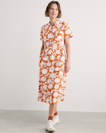 Seasalt Cornwall Fleet Dress Daisy Shadow Cumin