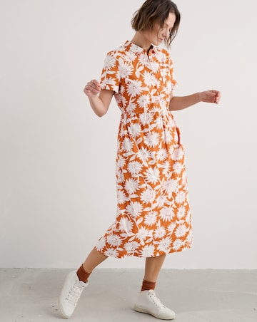 Seasalt Cornwall Fleet Dress Daisy Shadow Cumin