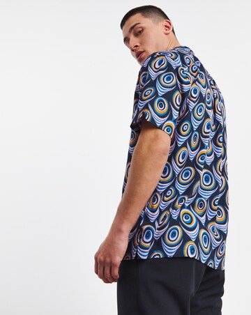 Ben Sherman Psychedelic Print Revere Collar Shirt