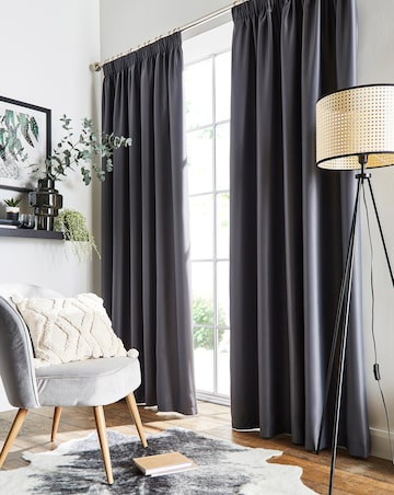 Twilight Woven Pencil Pleat Light Filtering Curtains
