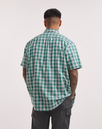 Lee Button Down Short Sleeve Shirt - Green