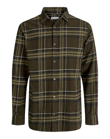Jack & Jones Joshua Check Shirt - Brown