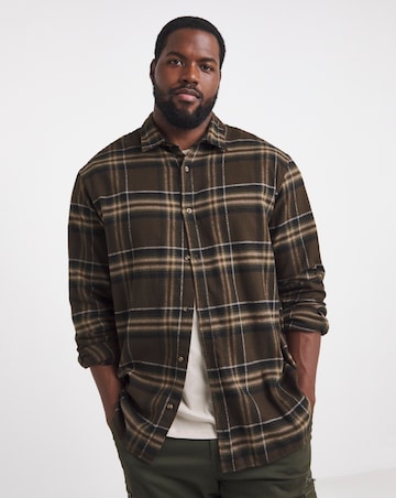 Jack & Jones Joshua Check Shirt - Brown