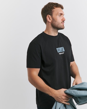 Jack & Jones Portland Graphic T-Shirt - Black