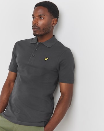 Lyle & Scott Gunmetal Classic Short Sleeve Polo
