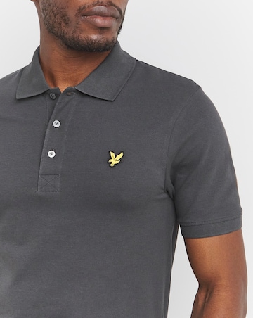 Lyle & Scott Gunmetal Classic Short Sleeve Polo