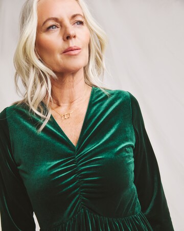 Julipa Velour Midi Dress
