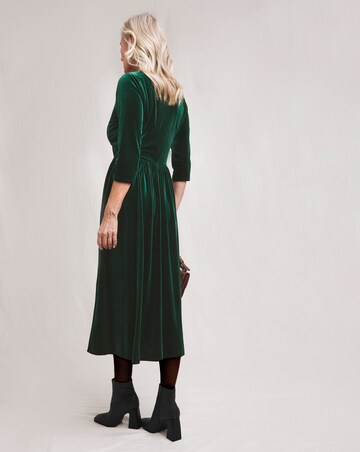 Julipa Velour Midi Dress
