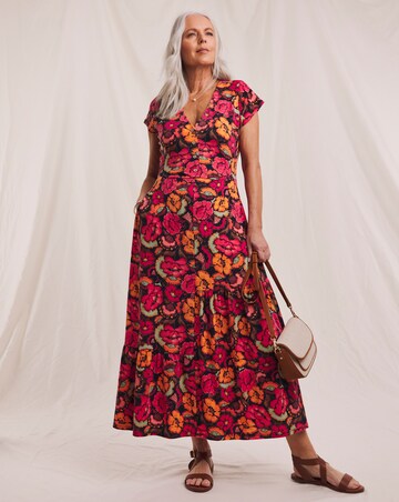 Julipa Short Sleeve Jersey Midi Dress