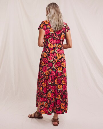 Julipa Short Sleeve Jersey Midi Dress