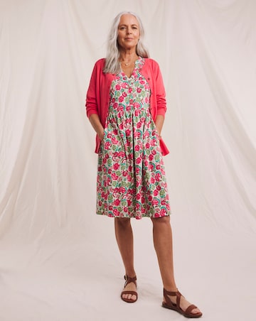 Julipa Turn Up Cuff Pure Cotton Dress