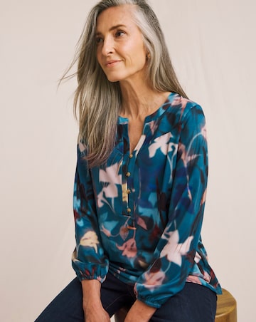 Julipa Printed Jersey Blouse