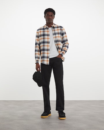 Black Loose Fit Stretch Jeans