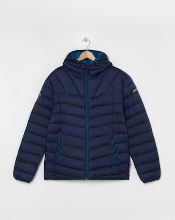 Napapijri Aerons Hooded Coat - Navy