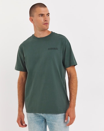 Napapijri Back Logo T-shirt - Khaki