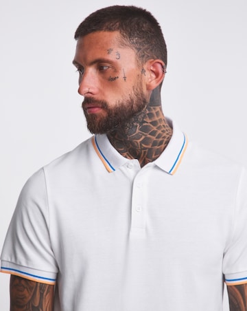 Tipped Pique Polo Long