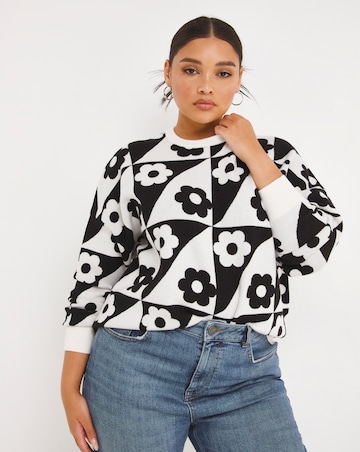 Mono Checkerboard Jumper