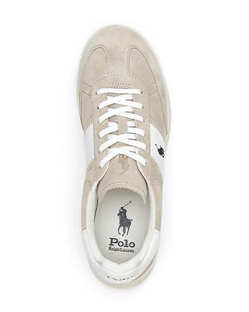Polo Ralph Lauren Heritage Aera Trainer - Natural/White