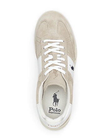 Polo Ralph Lauren Heritage Aera Trainer - Natural/White