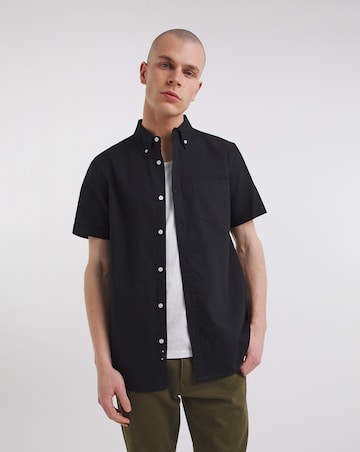 Short Sleeve Oxford Shirt Long