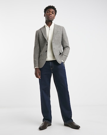 Herringbone Tweed RegFit Jacket