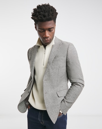Herringbone Tweed RegFit Jacket
