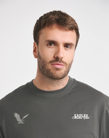 Relaxed Fit Eagle Graphic T-Shirt