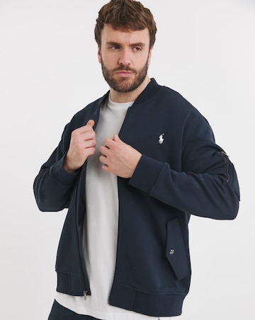 Polo Ralph Lauren Navy Lightweight Sweat Bomber Jacket