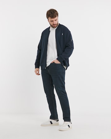 Polo Ralph Lauren Navy Lightweight Sweat Bomber Jacket