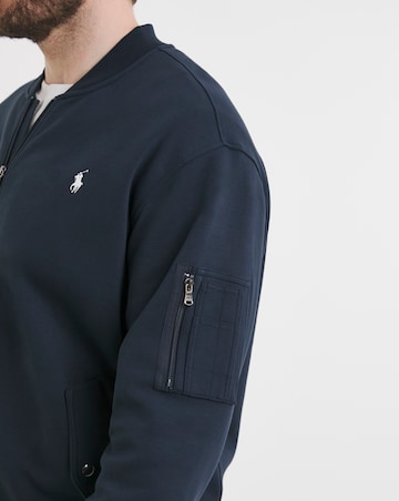 Polo Ralph Lauren Navy Lightweight Sweat Bomber Jacket