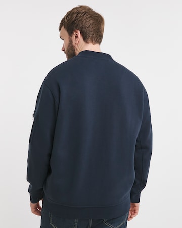 Polo Ralph Lauren Navy Lightweight Sweat Bomber Jacket
