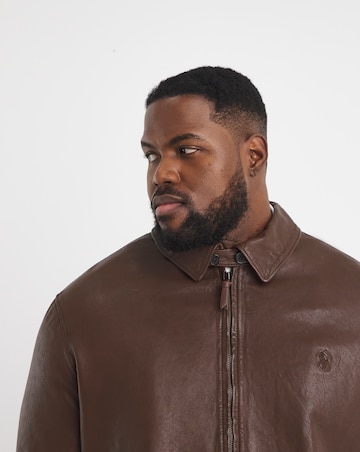 Polo Ralph Lauren Brown Premium Leather Jacket