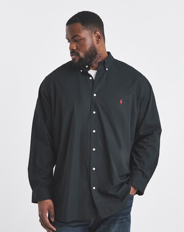 Polo Ralph Lauren Long Sleeve Stretch Poplin Shirt - Black