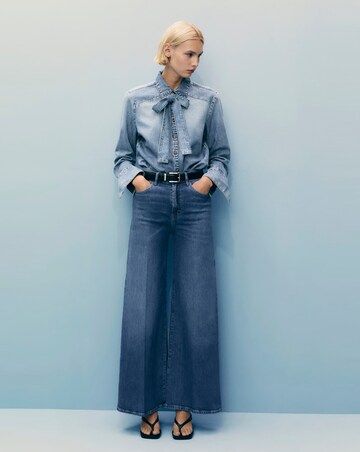 Mango High-Rise Wide Leg Jeans