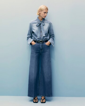 Mango High-Rise Wide Leg Jeans