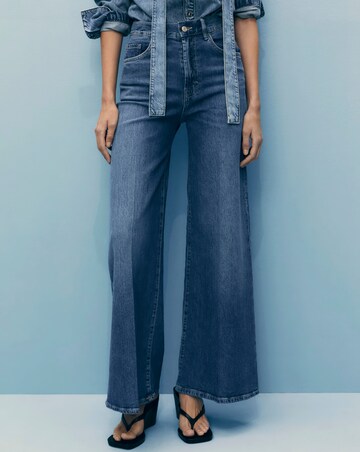 Mango High-Rise Wide Leg Jeans