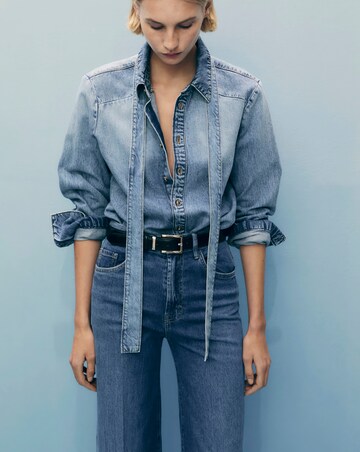 Mango High-Rise Wide Leg Jeans